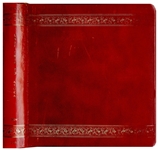 Photo Album of the Kennedy Family, With 16 Photos of Their Last Trip to Atoka, Virginia in November 1963 -- Housed in White House Photographer Cecil Stoughton's Personal Red Leather Binder